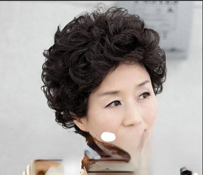 中年洋气烫发长发头型图片_中年发型设计_年轻洋气的发型