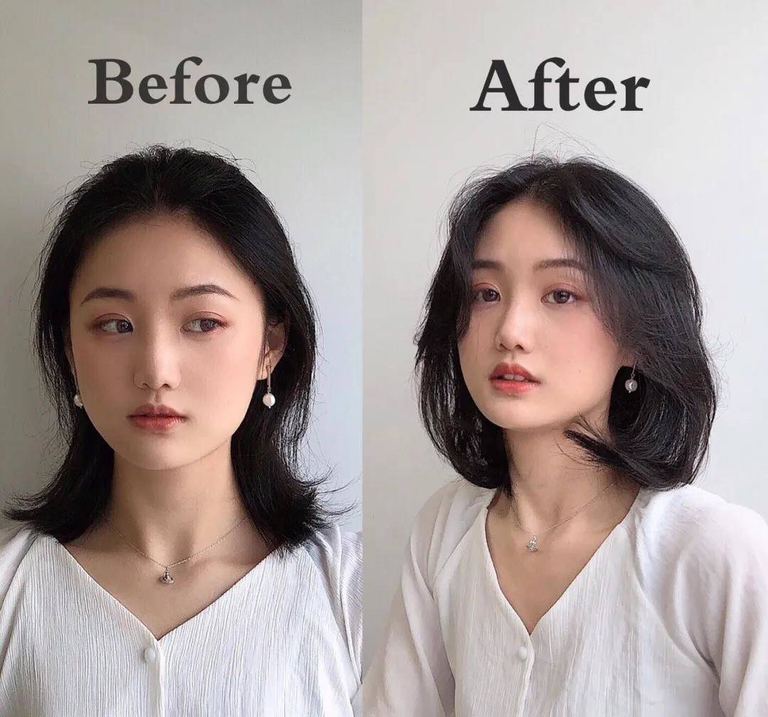 短发型烫发图片中学生女_短发型烫发图片中学生_中短烫发发型图片