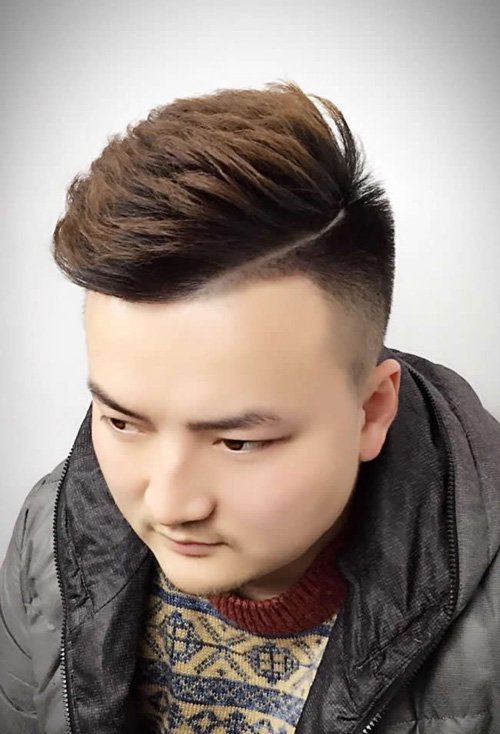 两边剃掉的发型_中间留着两边剃掉发型_两边剃掉发型图片